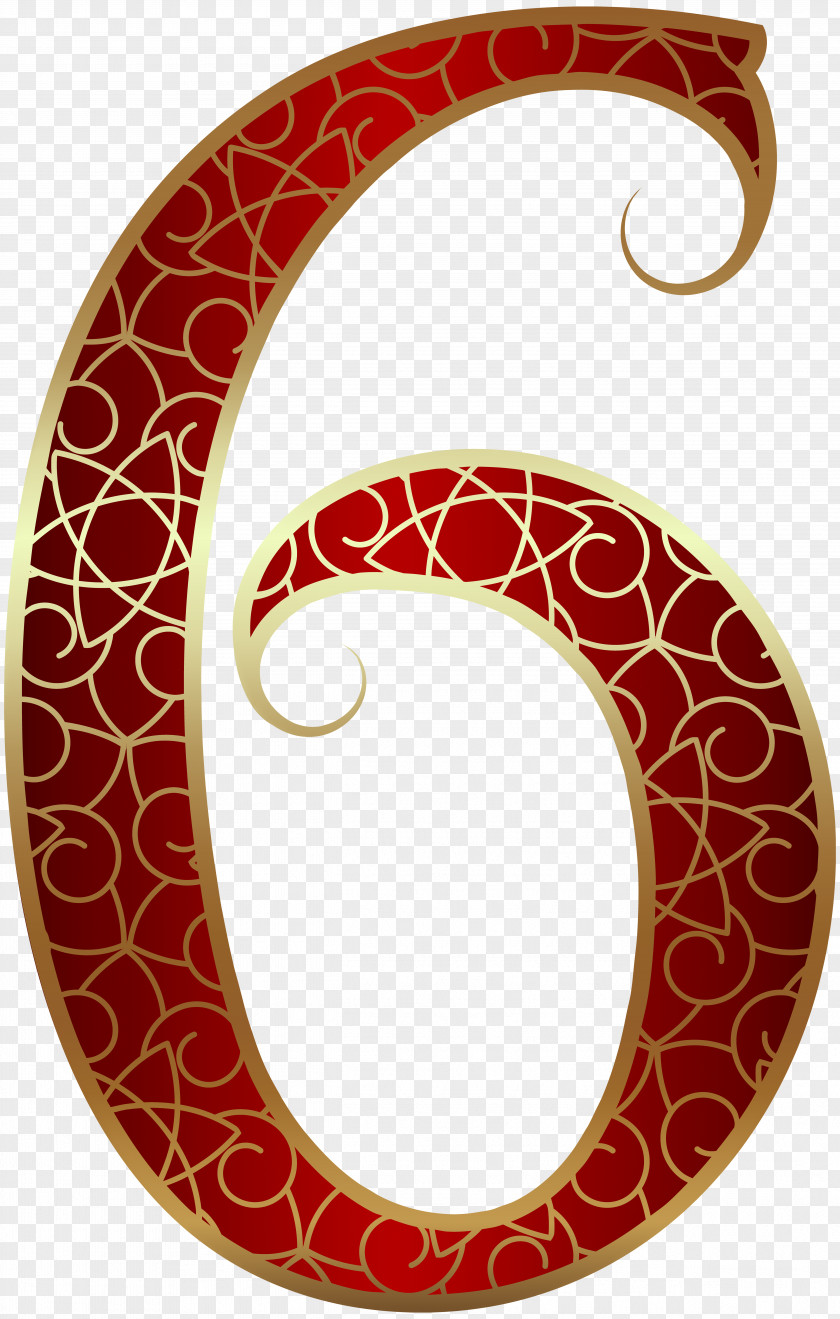 Gold Number Numerical Digit Clip Art PNG