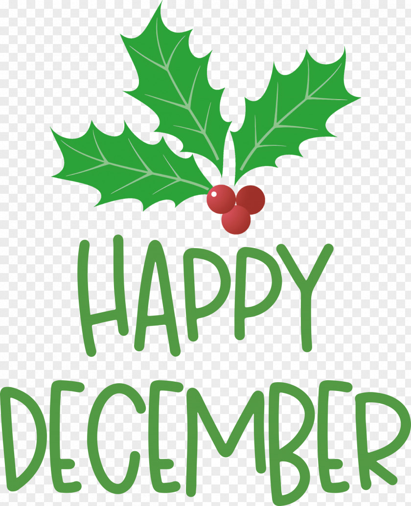 Happy December PNG