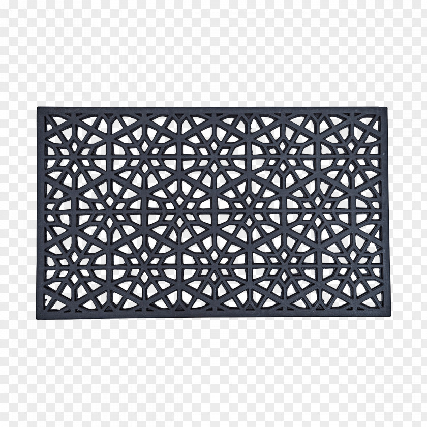 Ps Material House Doctor All Rubber Black Doormat Rug Carpet Leela Door Mat 60x90cm PNG