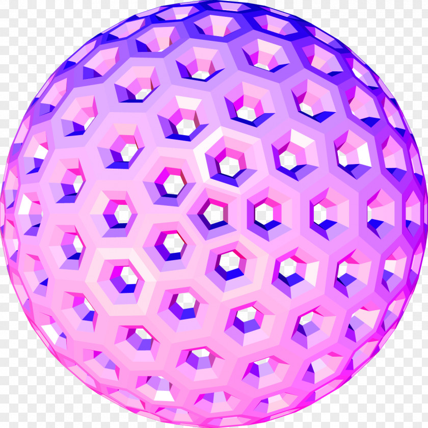 Purple Three-dimensional Ball Sphere Space PNG