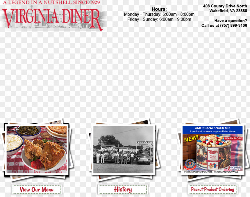 Restaurant Menu Advertising Virginia Diner Food Brand Recipe PNG