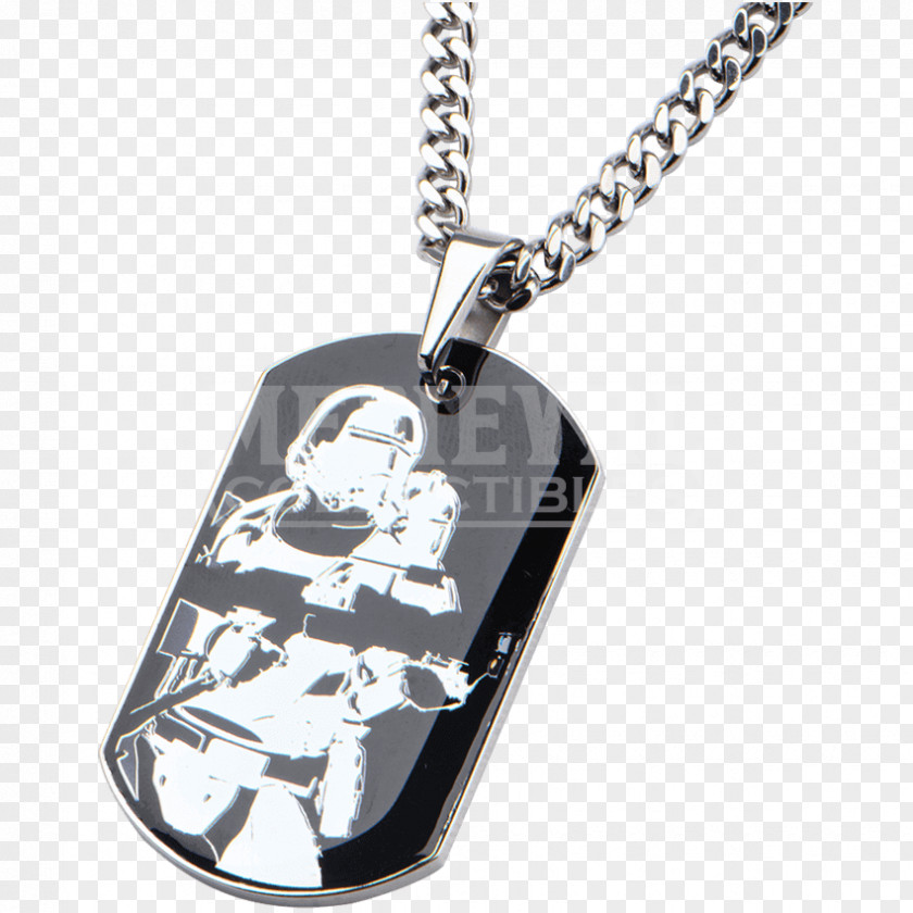 Stormtrooper Locket Dog Tag Charms & Pendants Necklace PNG