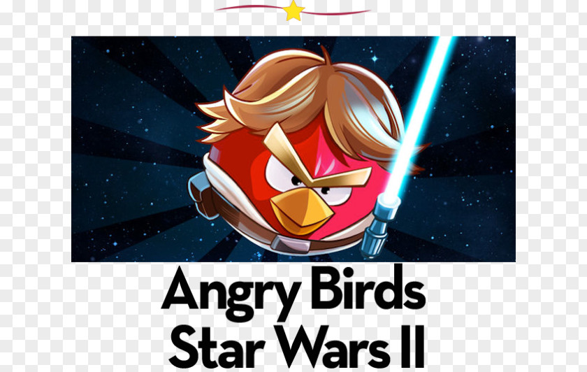 Angry Birds Star Wars II Go! Luke Skywalker HD PNG