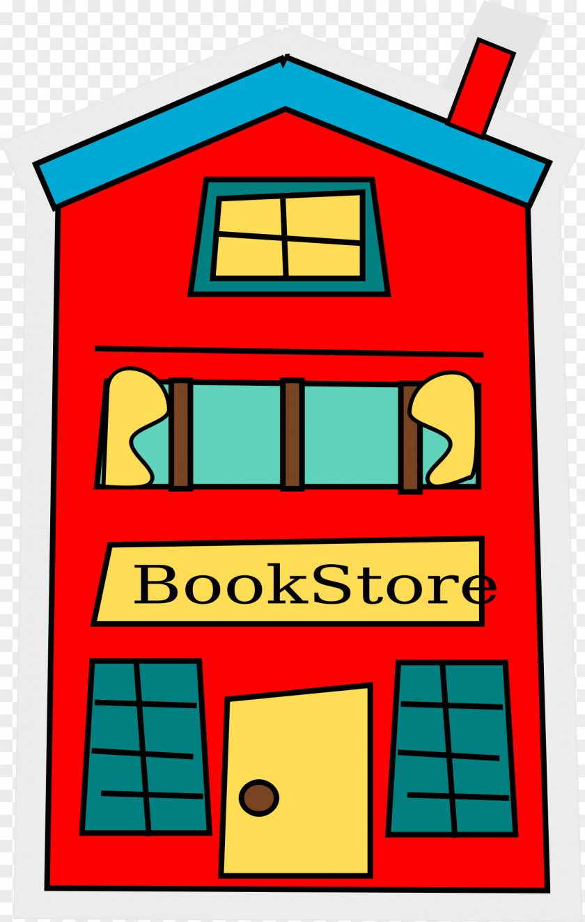 Building Bookselling Clip Art PNG