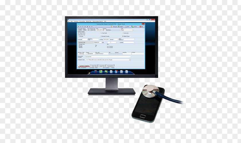 Cellular Repair Computer Monitors Monitor Accessory Output Device Touchscreen Software PNG