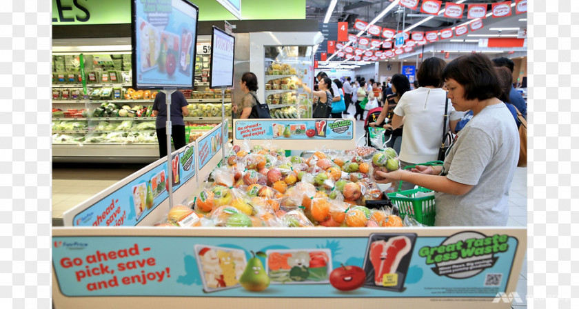 NTUC FairPrice Food Waste Minimisation Supermarket PNG