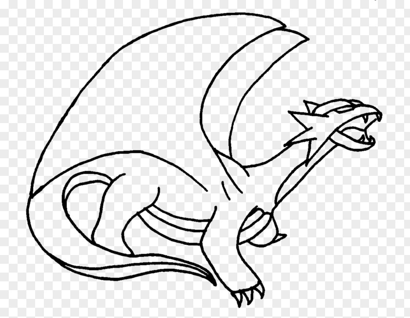 Pokemon Salamence Pokémon X And Y Black White Drawing PNG