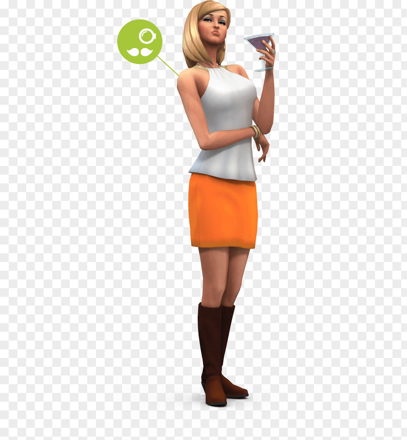 Swimsuit The Sims 4 Shoulder Personality Test Orange S.A. PNG