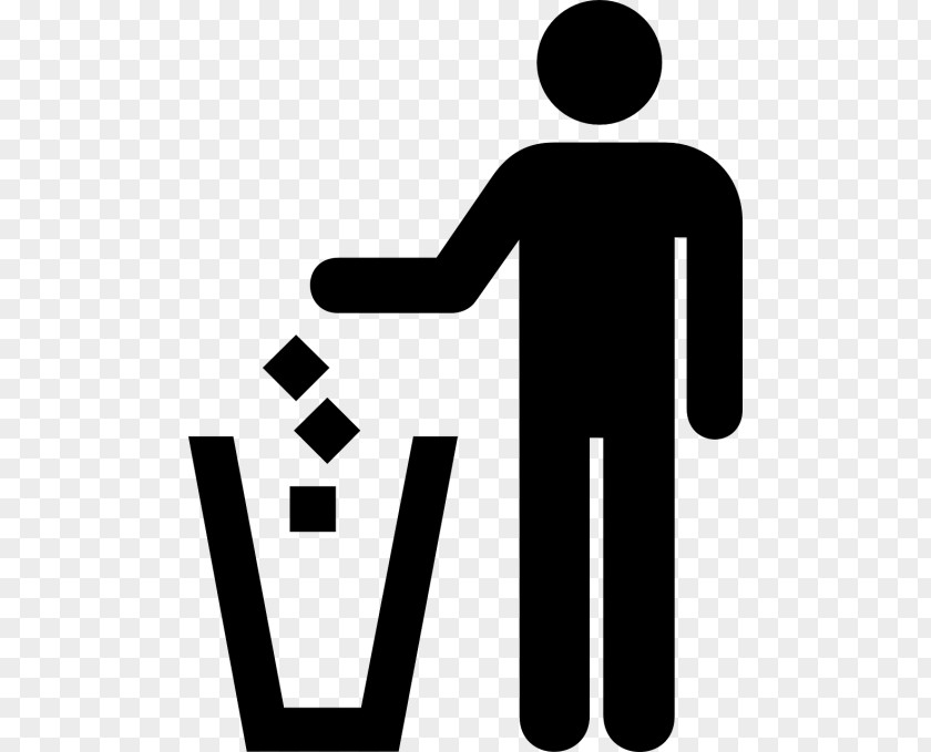 Symbol Litter Rubbish Bins & Waste Paper Baskets Sign PNG