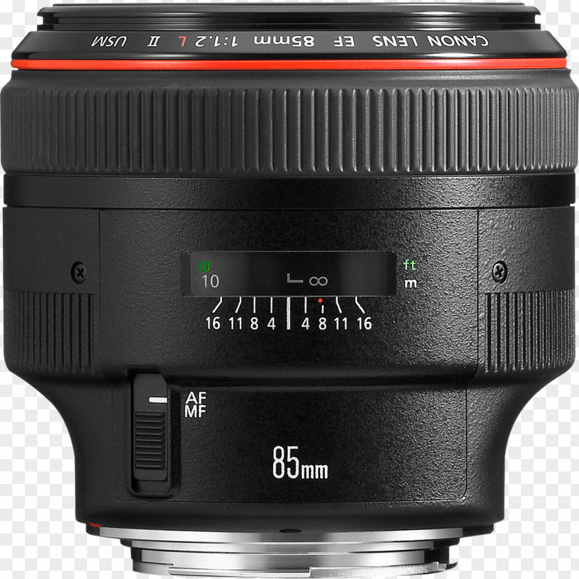 Camera Lens Canon EF Mount 85mm Ultrasonic Motor F/1.2 L II USM 50mm F/1.2L PNG
