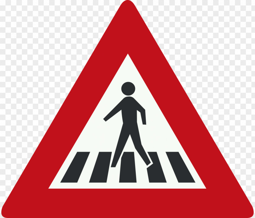Crossing Traffic Sign Roadworks Pedestrian PNG