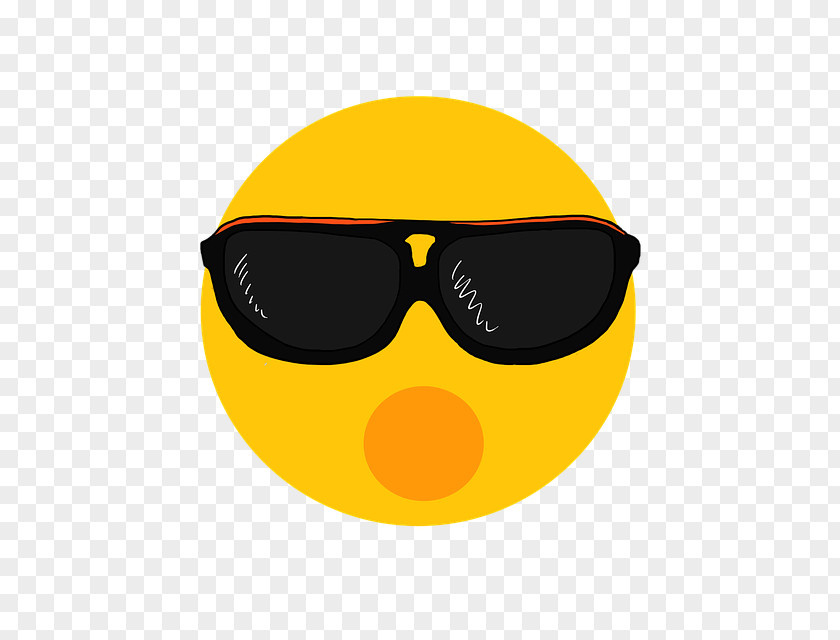 Glasses Sunglasses Smiley Emoji Sticker PNG