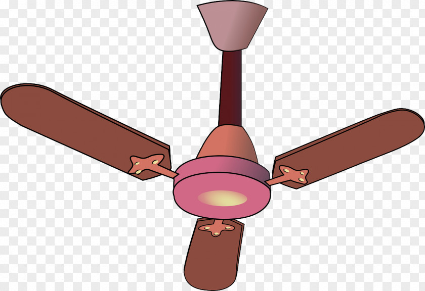 Material Property Home Appliance Ceiling Fan Mechanical Pink PNG