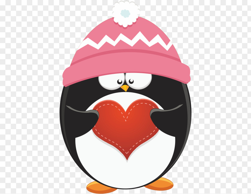 Penguin Love Illustration PNG