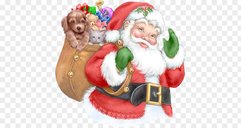 Santa Claus Père Noël Christmas Animaatio PNG