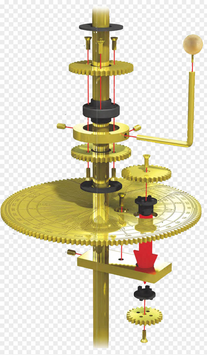 Stage Build Orrery Solar System Model PNG