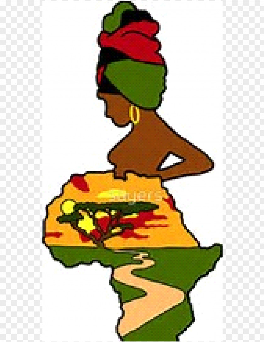 Africa Mother Goddess T-shirt Black History Month PNG