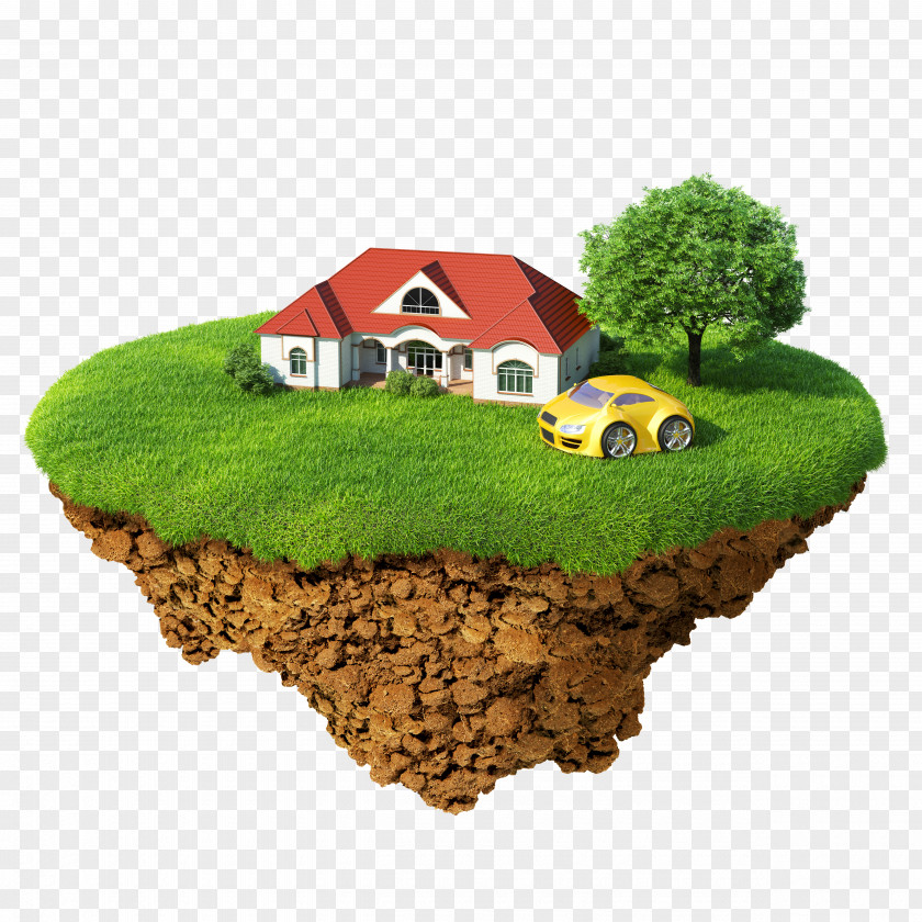Automobile Suspension Island House Golf Course Club Ball PNG