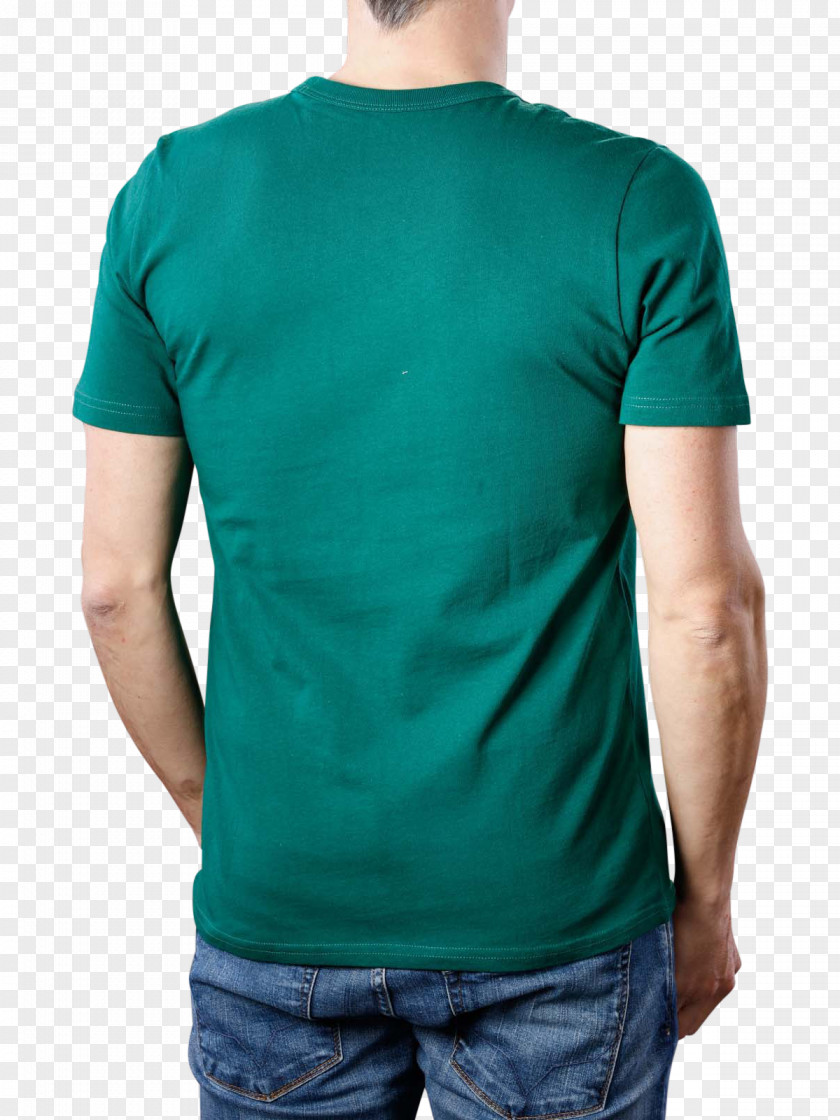 Denim Pocket T-shirt Neck PNG