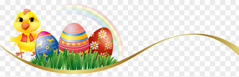 Easter Cross Bunny Chicken Egg Clip Art PNG