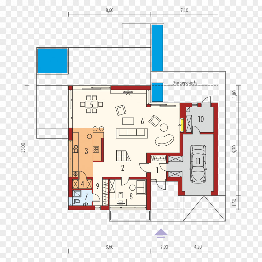 House Floor Plan Real Estate Den Bedroom PNG