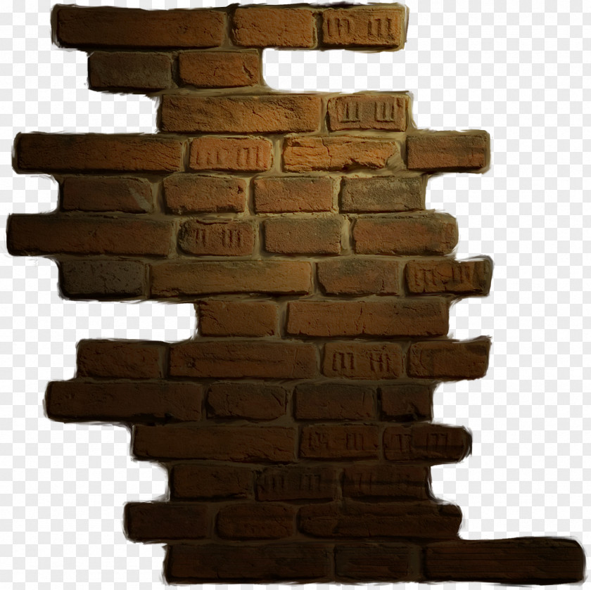 Messy Brick Wall PNG
