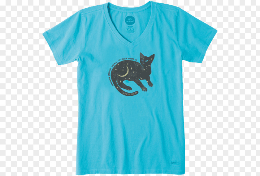 Space Cat T-shirt Clothing Sleeve Neckline PNG