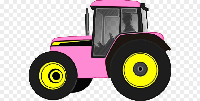 Agriculture Tractor Cartoon Farm Farmer PNG