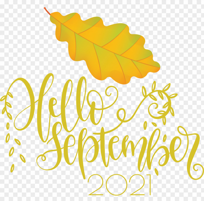 Hello September September PNG