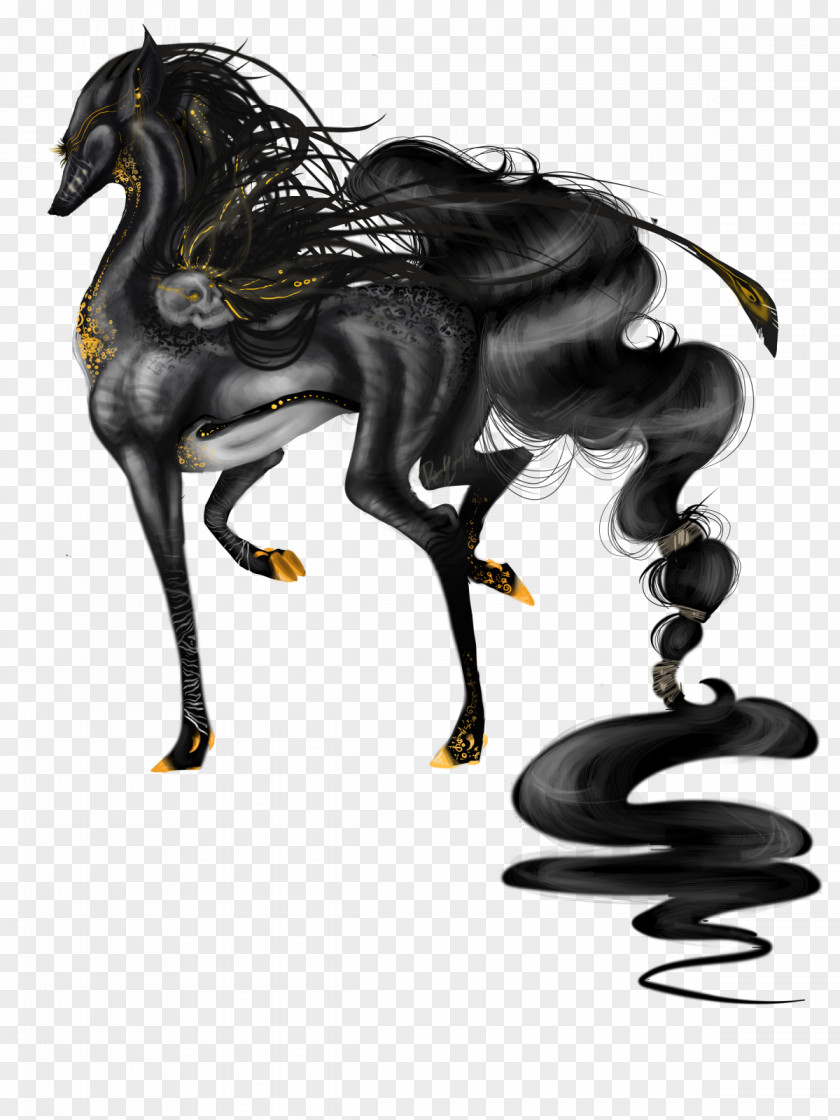 Horse Unicorn Cartoon Legendary Creature PNG