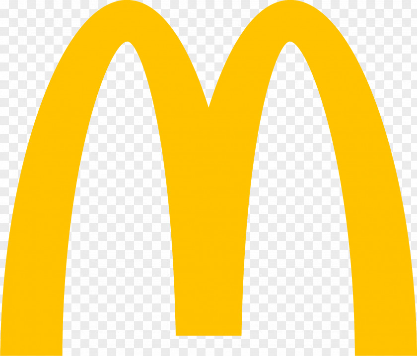 McDonald's Logo PNG Yellow Angle Font PNG