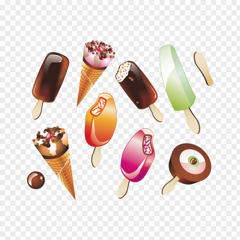 Ice Cream Chocolate Cone PNG