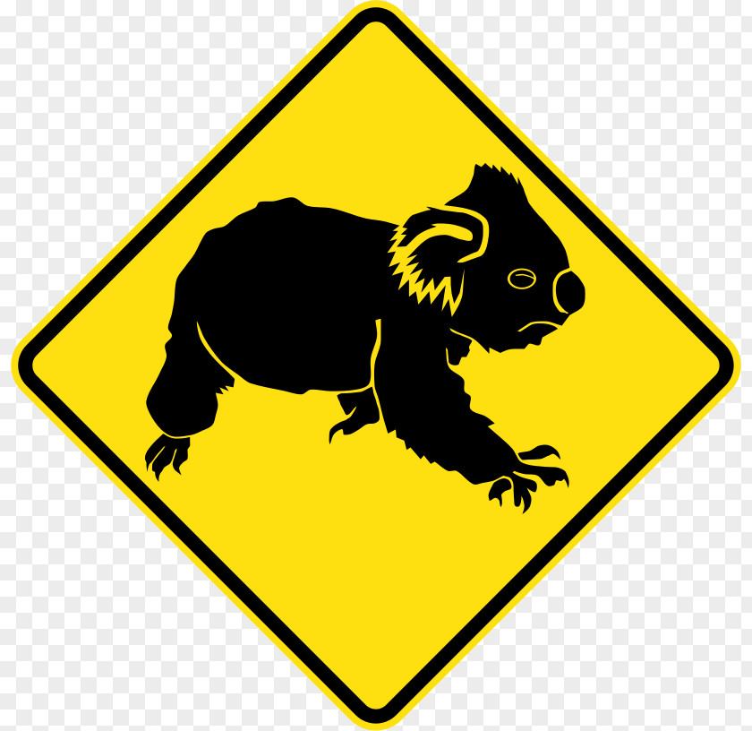 Koala Queensland Road Signs In Australia Warning Sign Traffic PNG
