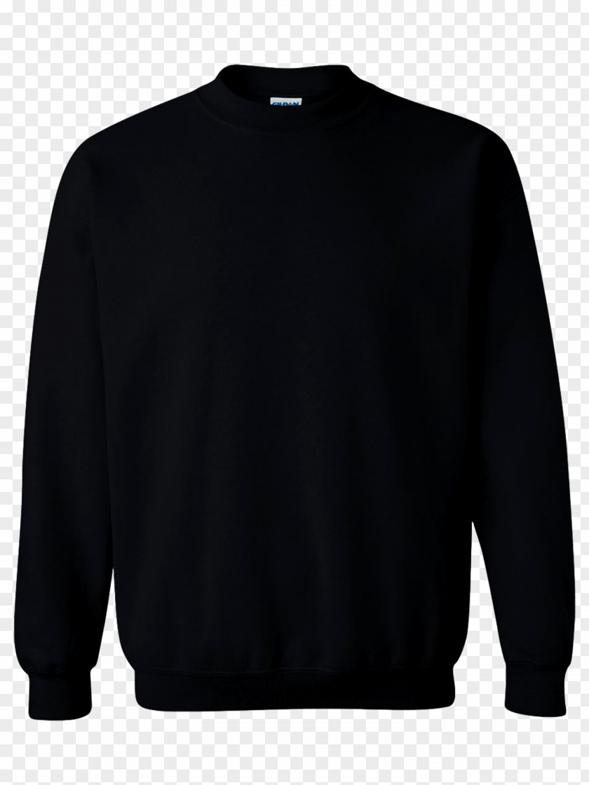 Navy Blue Hoodie T-shirt Crew Neck Sweater Sleeve PNG