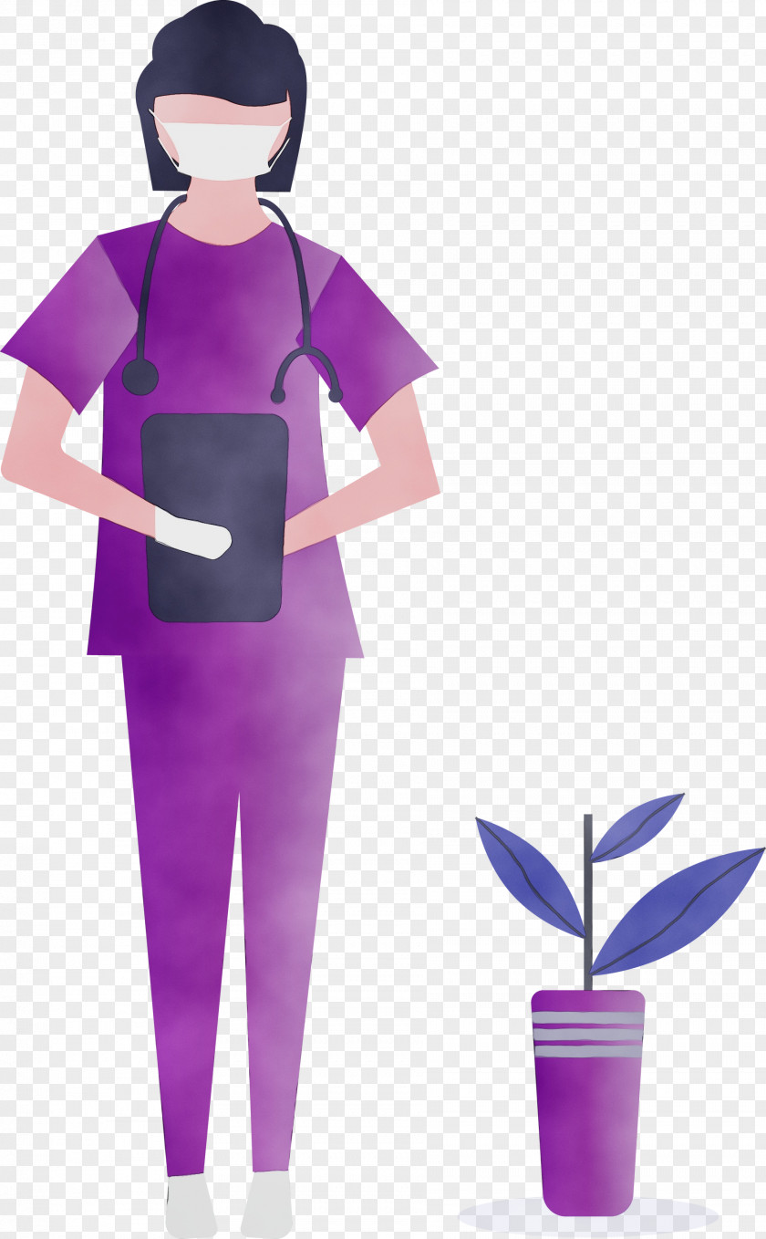 Violet Clothing Purple Costume Neck PNG