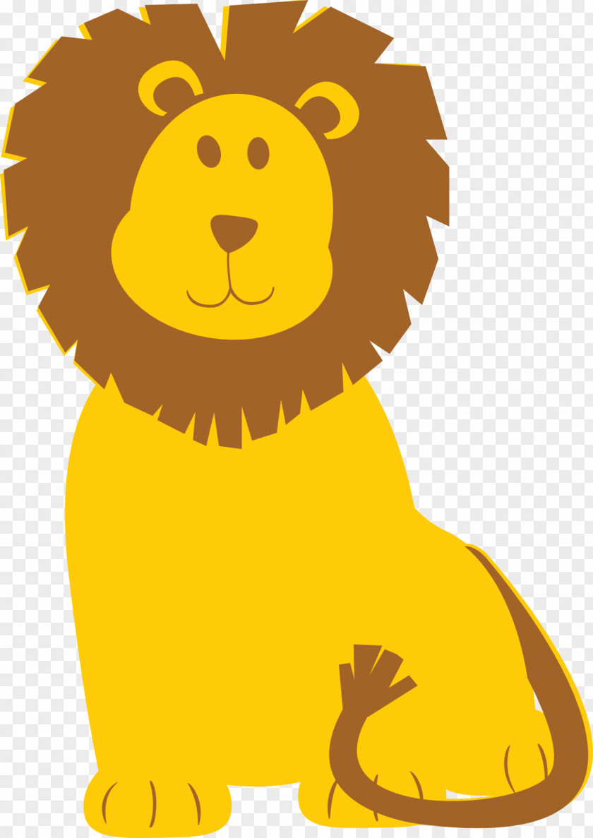 Lion Safari Clip Art PNG