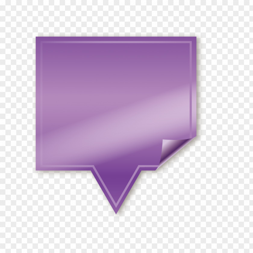 Purple Box Text Computer File PNG