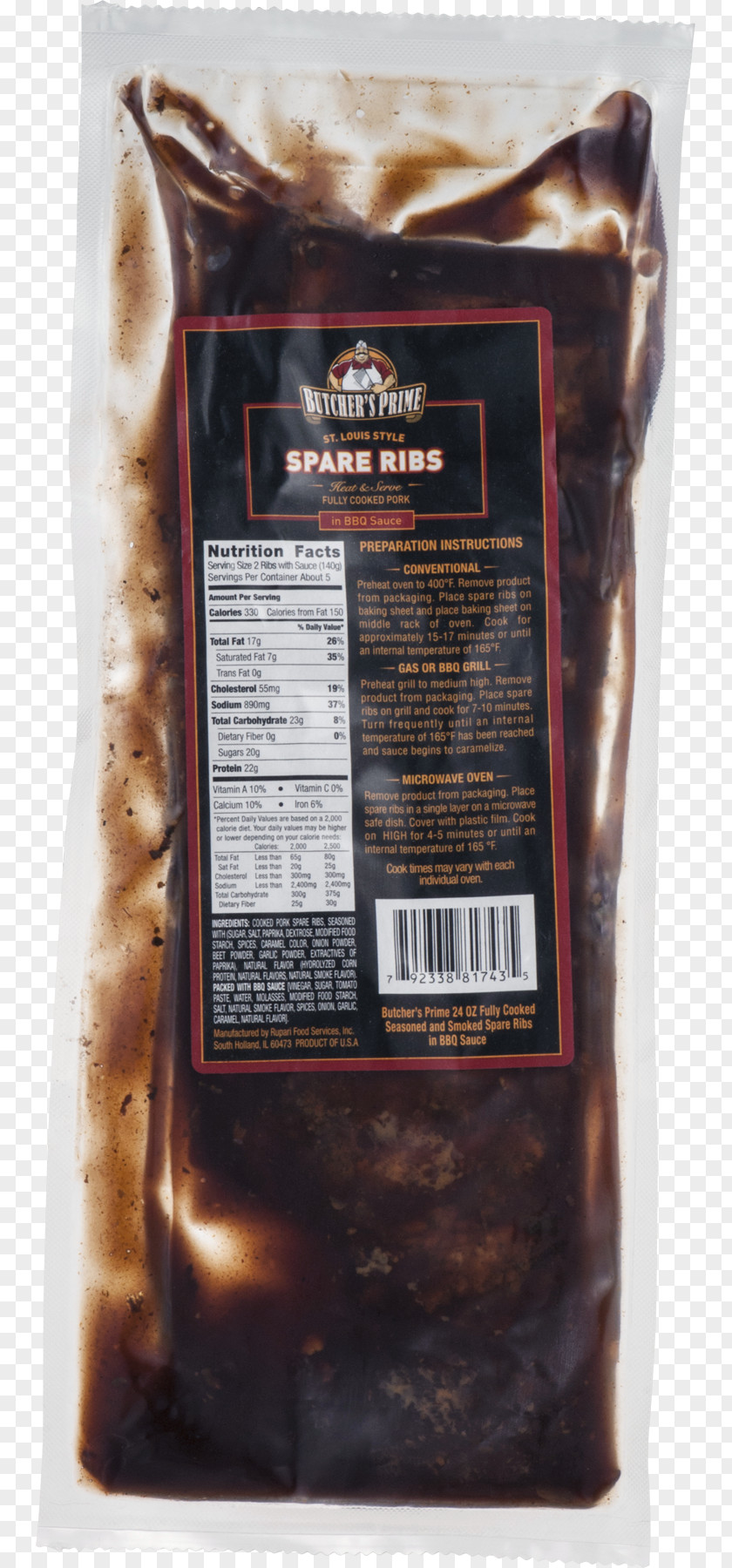 Barbecue Spare Ribs Sauce St. Louis-style Pork PNG