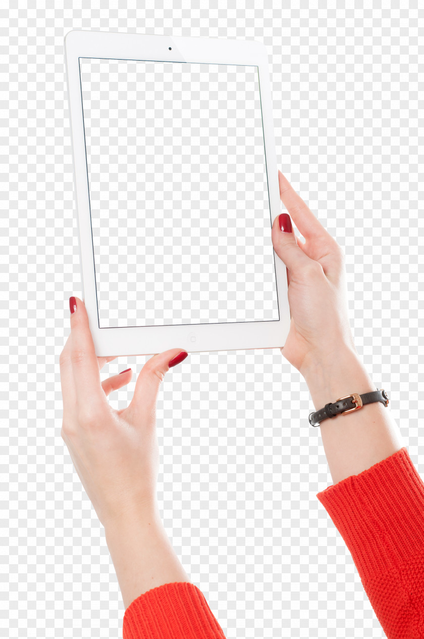 IPad Hand PNG Hand, Girl Holding White Tablet, person holding iPad clipart PNG
