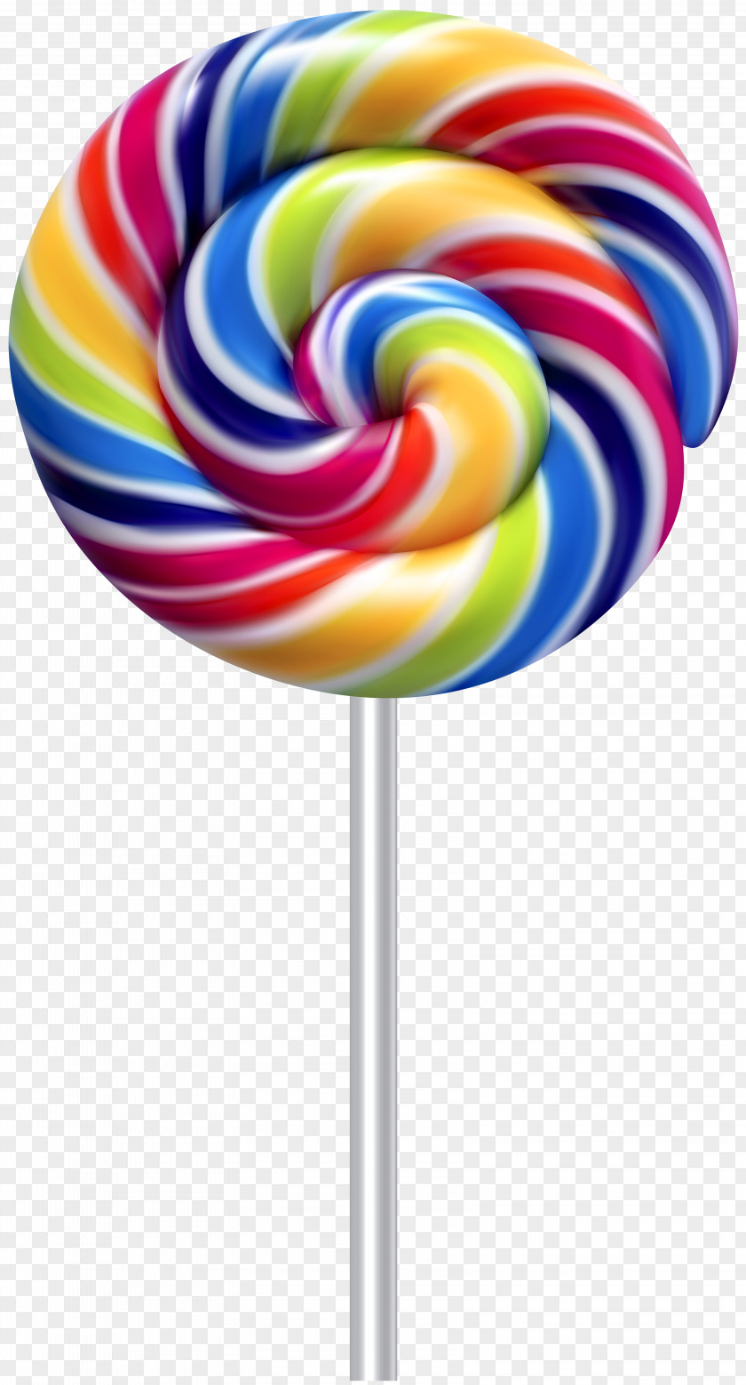 Multicolor Swirl Lollipop Transparent Clip Art Stick Candy PNG