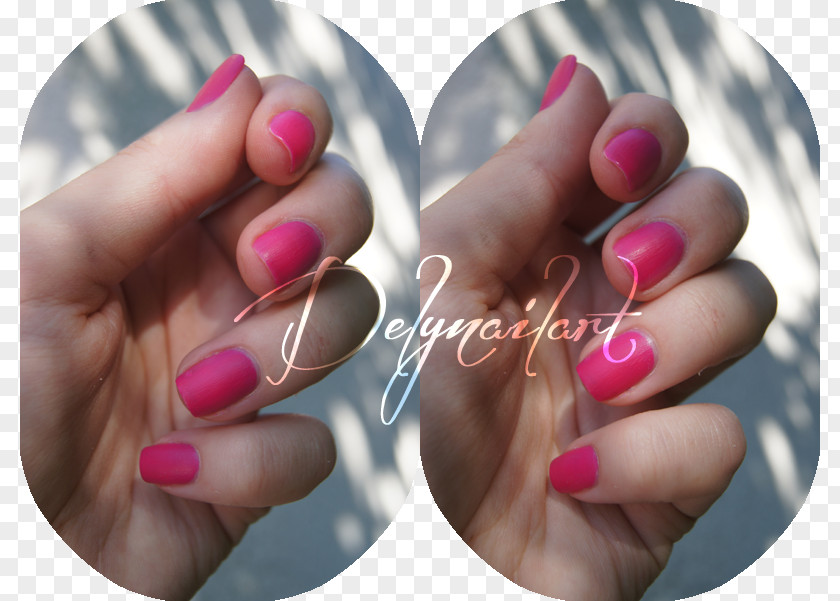 Nail Manicure Polish Hand Model Pink M PNG