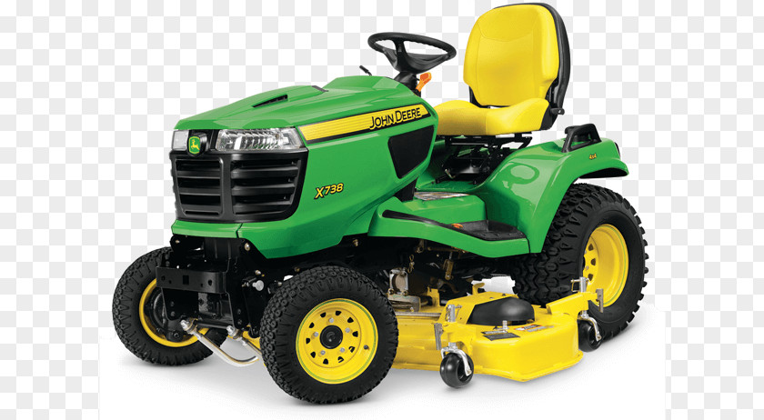 Tractor John Deere D100 Lawn Mowers Riding Mower PNG