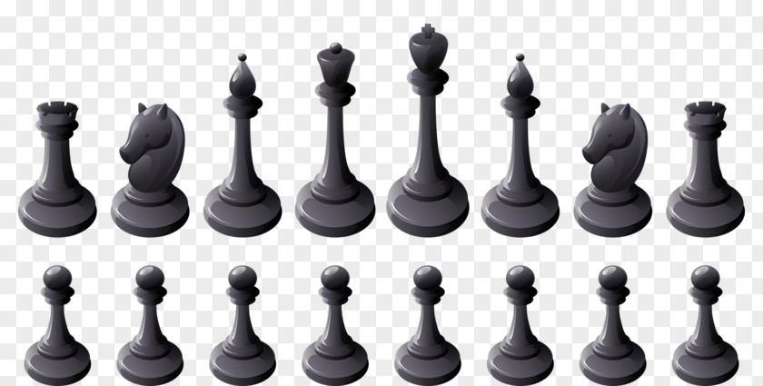 International Chess Piece Chessboard White And Black In Knight PNG
