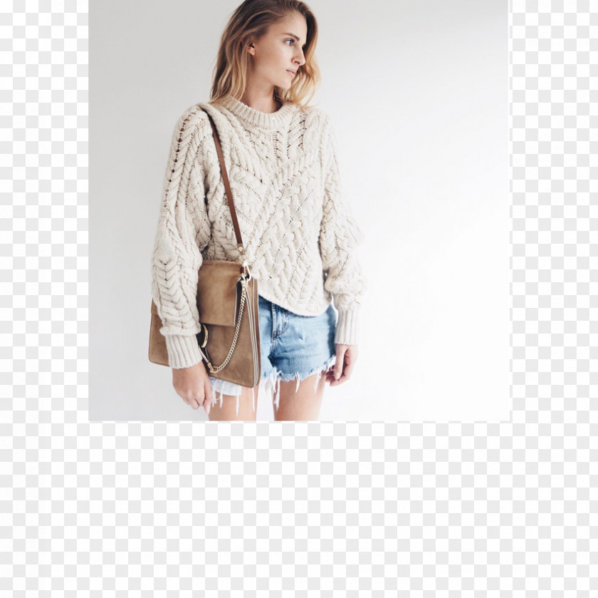 Jeans Cardigan Fashion Top Sleeve Sweater PNG