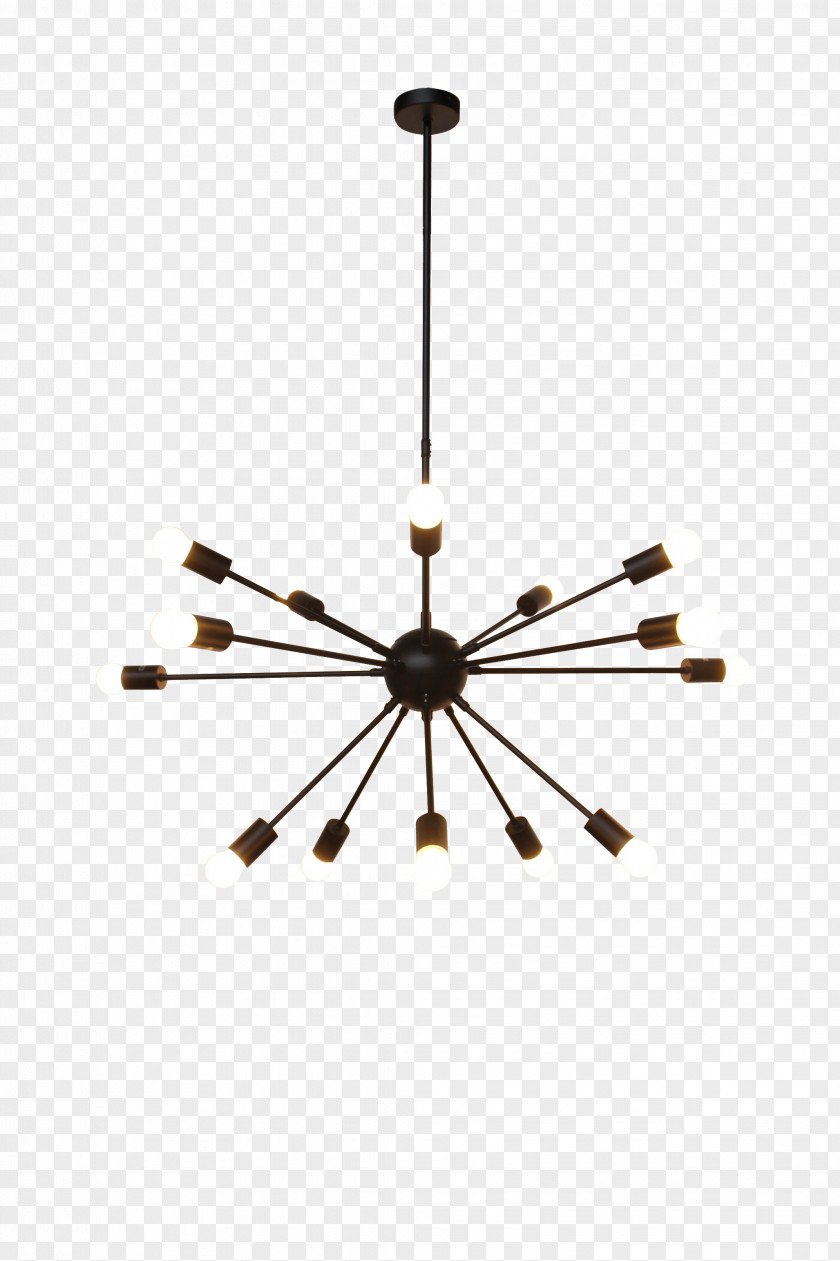 Multi Style Chandelier Sticker Wall Decal Ceiling Pendant Light PNG