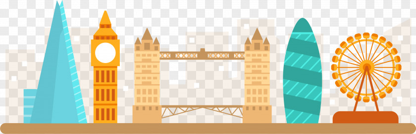 Royal London Bridge Tower Icon PNG