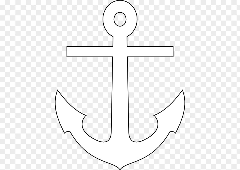White Anchor Clip Art PNG