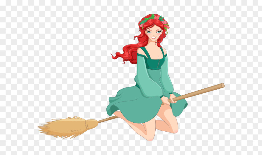 Witches Broom Vector Stock Illustration Clip Art Graphics PNG