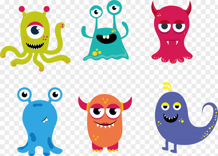 Cartoon Monster Drawing PNG