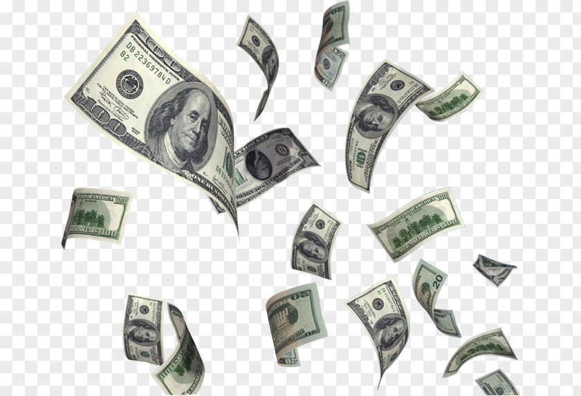 Dollar Flying Money United States Cash PNG